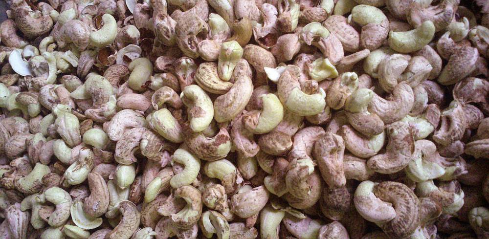Cashews with skins