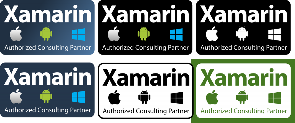 Xamarin Consulting Partner badges