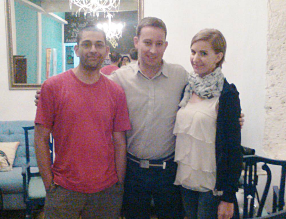 Yvan, Matt, and Becky